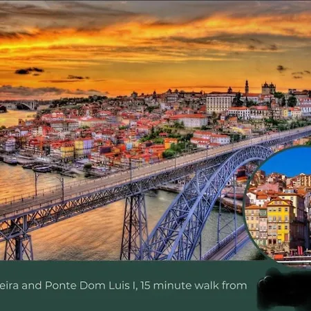 Luxury Stay Premium Douro River & Sunset Views פורטו
